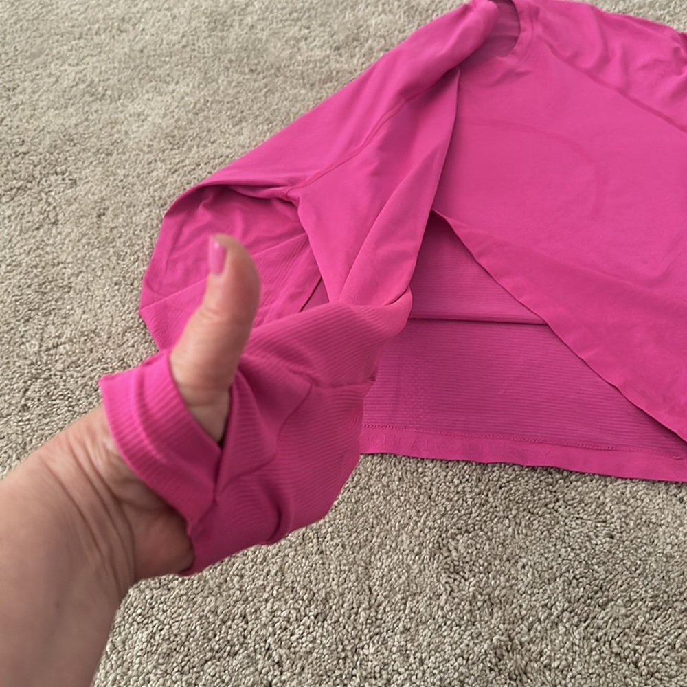 Lululemon Swiftly Tech Long Sleeve Shirt - 14 - Pink - Picture 5 of 7